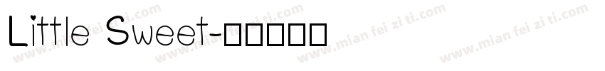 Little Sweet字体转换